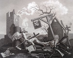 Tail-Piece, o El Bathos de William Hogarth