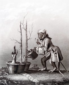 Pieza de cola del catálogo de artistas de William Hogarth