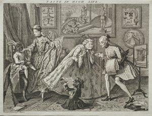 Gusto en la Alta Vida, 1746 de William Hogarth