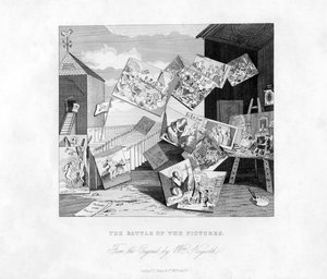 La batalla de las imágenes, siglo XIX de William Hogarth