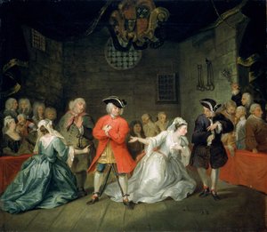 La ópera del mendigo, c.1731 de William Hogarth