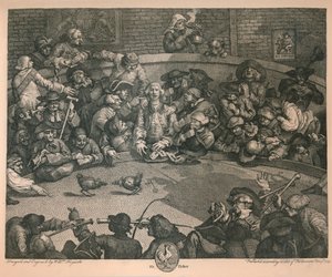El gallinero de William Hogarth