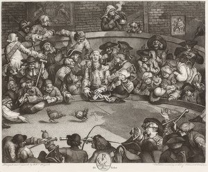 El gallinero. 1759 de William Hogarth