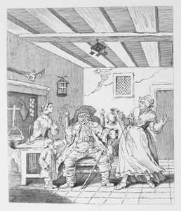 El regreso del granjero de William Hogarth