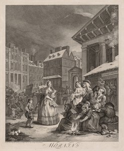 The Four Times of Day:  Morning de William Hogarth