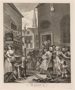 Las cuatro horas del día: Mediodía, 1738