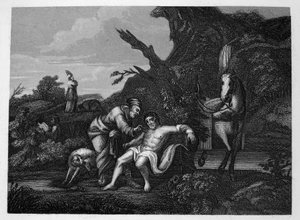 El buen samaritano de William Hogarth