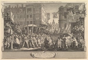 El Aprendiz Industrioso Alcalde de Londres: Industria y Ociosidad, lámina, 30 de septiembre de 1747