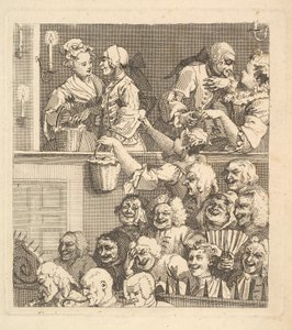 La audiencia risueña de William Hogarth