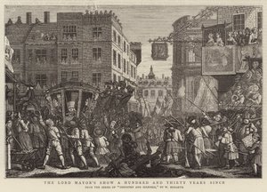 El desfile del alcalde de Londres hace ciento treinta años de William Hogarth