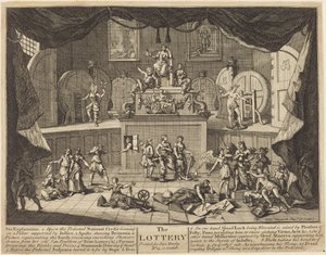 La Lotería de William Hogarth