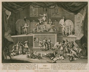 La lotería de William Hogarth