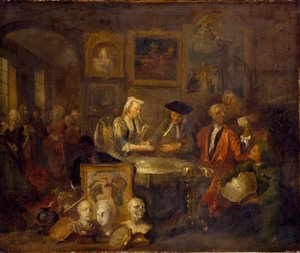 El contrato de matrimonio de William Hogarth
