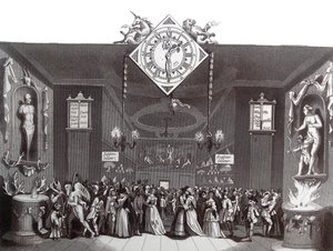 El billete de la mascarada de William Hogarth