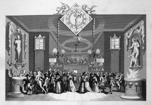 El boleto de la mascarada de William Hogarth