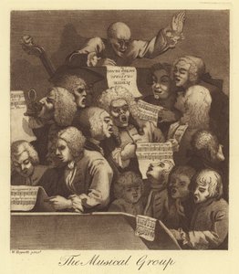 El grupo musical de William Hogarth