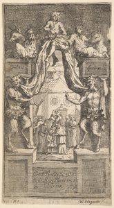La Nueva Metamorfosis: Frontispicio, Vol.1, 1724 de William Hogarth