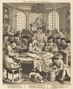 La recompensa de la crueldad de William Hogarth