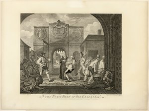 El rosbif de la vieja Inglaterra de William Hogarth