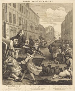 La segunda etapa de la crueldad de William Hogarth