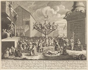 El esquema del Mar del Sur de William Hogarth