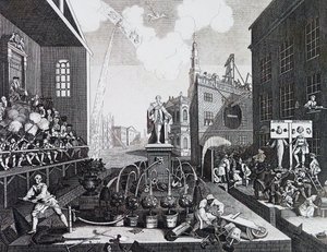 The Times. Lámina II 1762, por William Hogarth de William Hogarth
