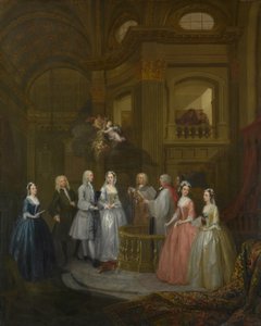 La boda de Stephen Beckingham y Mary Cox de William Hogarth