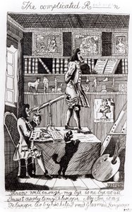 El complicado Richardson, 1724 de William Hogarth