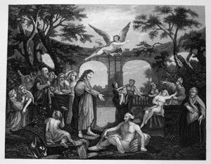 El estanque de Betesda de William Hogarth