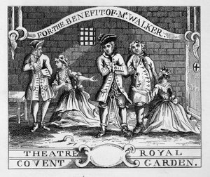 Teatro Real, Covent Garden de William Hogarth