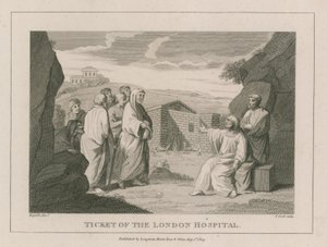 Boleto del Hospital de Londres de William Hogarth