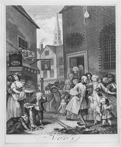 Tiempos del Día, Mediodía, 1738 de William Hogarth