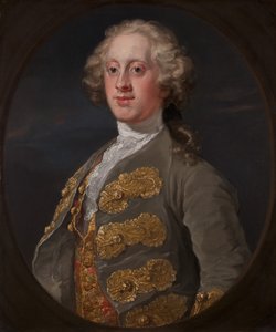 William Cavendish, Marqués de Hartington, luego cuarto Duque de Devonshire de William Hogarth