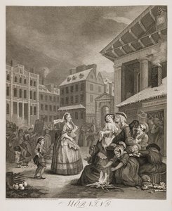 es: Los cuatro momentos del día: Por la mañana de William Hogarth