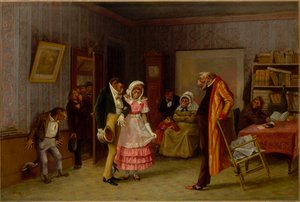 La fuga de los novios, 1877