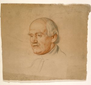 Retrato del Dr. Bloxham, c. 1860-1870s de William Holman Hunt