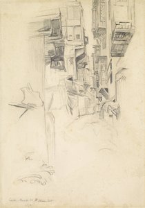 Escena callejera, El Cairo, 1854 de William Holman Hunt