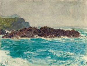 La costa de Cornualles de William Holman Hunt