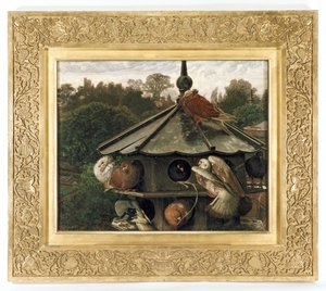 El Festival de San Swithin o El Palomar de William Holman Hunt