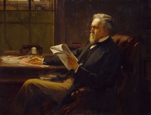 Retrato de George Jacob Holyoake de William Holyoake