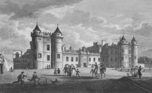 Palacio de Holyrood, 1831 de William Home Lizars