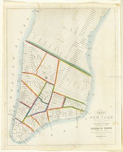 Mapa de la Ciudad de Nueva York [hasta la calle 53 Este], 1885