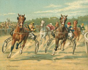 Carreras históricas y modernas, carreras de trote y paso