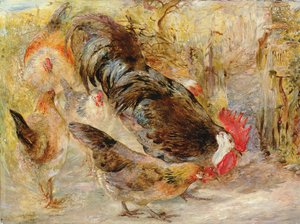Gallina de Puerta de Granero (Rhode Island Reds), 1860