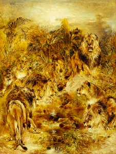El lugar de la bebida, 1878 de William Huggins