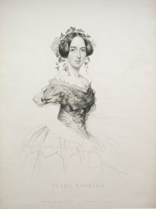 Clara Novello, 1852 de William Humphreys