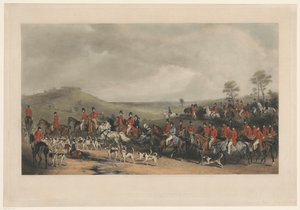 La caza de Melton a J. Grant de William Humphrys