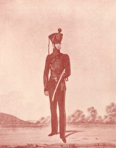 Oficiales de los Rifles del Ejército de Madrás, c1837-1843, 1909