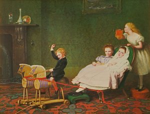 Un carruaje al baile, 1868 de William III Bromley