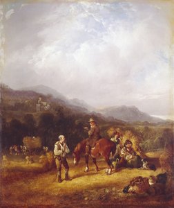 La cosecha de trigo de William I Shayer